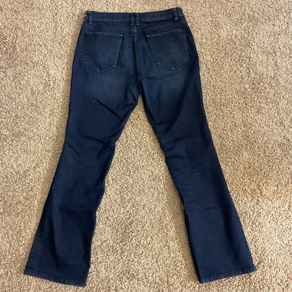 New York & Co Petite Low Rise Bootcut Jeans, Blue, Size 10 P - Picture 2 of 7
